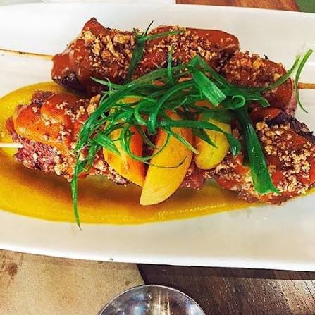 Sarma signature dishes Harissa BBQ Duck
Seven Layer Hummus
Pumpkin Fritters